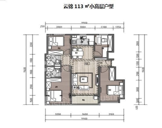 世茂云锦户型鉴赏！
