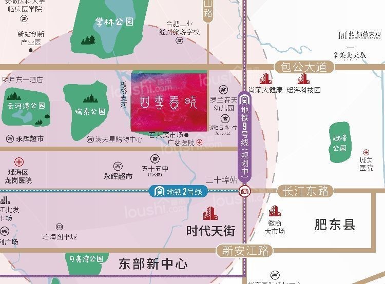 烈山路板块：金科·四季春晓
