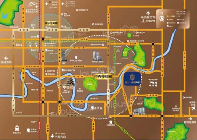置业首选  |主城南明 地铁物业