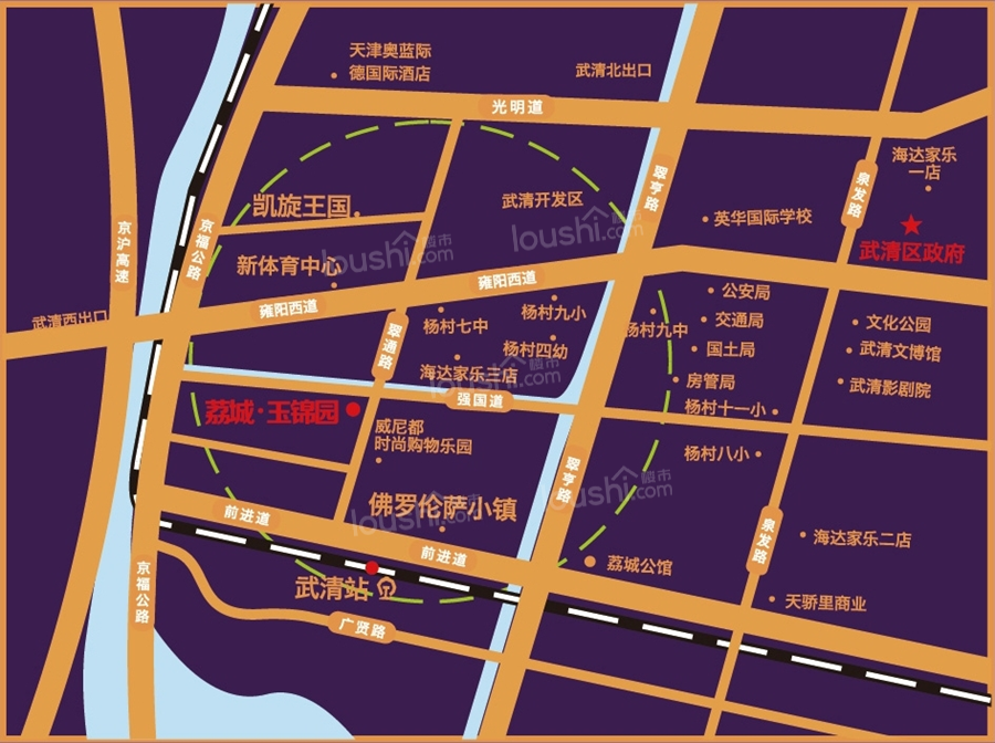 荔城世纪位置图
