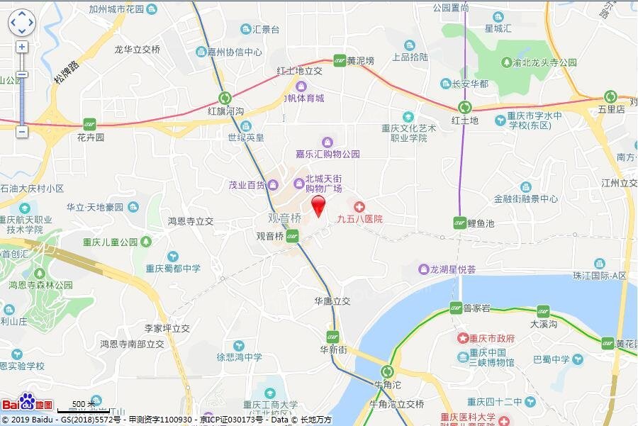 重庆时代中心位置图
