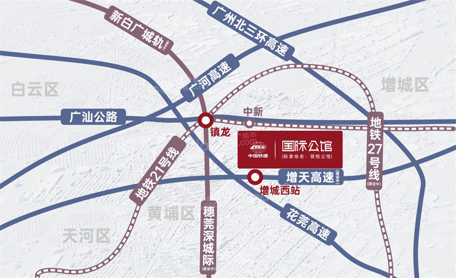 中国铁建国际公馆位置图