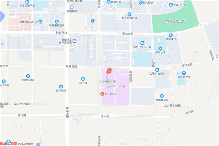 滁州吾悦广场位置图