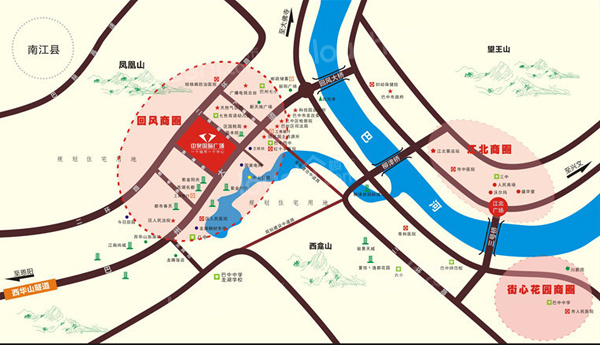 中泉国际购物广场商铺位置图