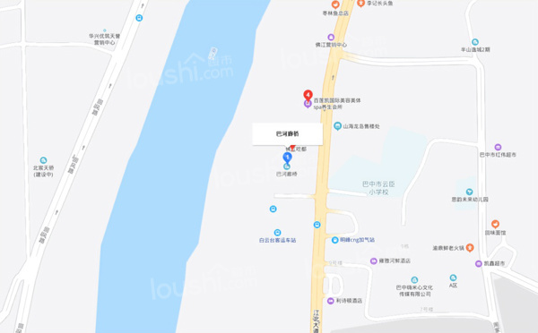 奥园巴河廊桥位置图