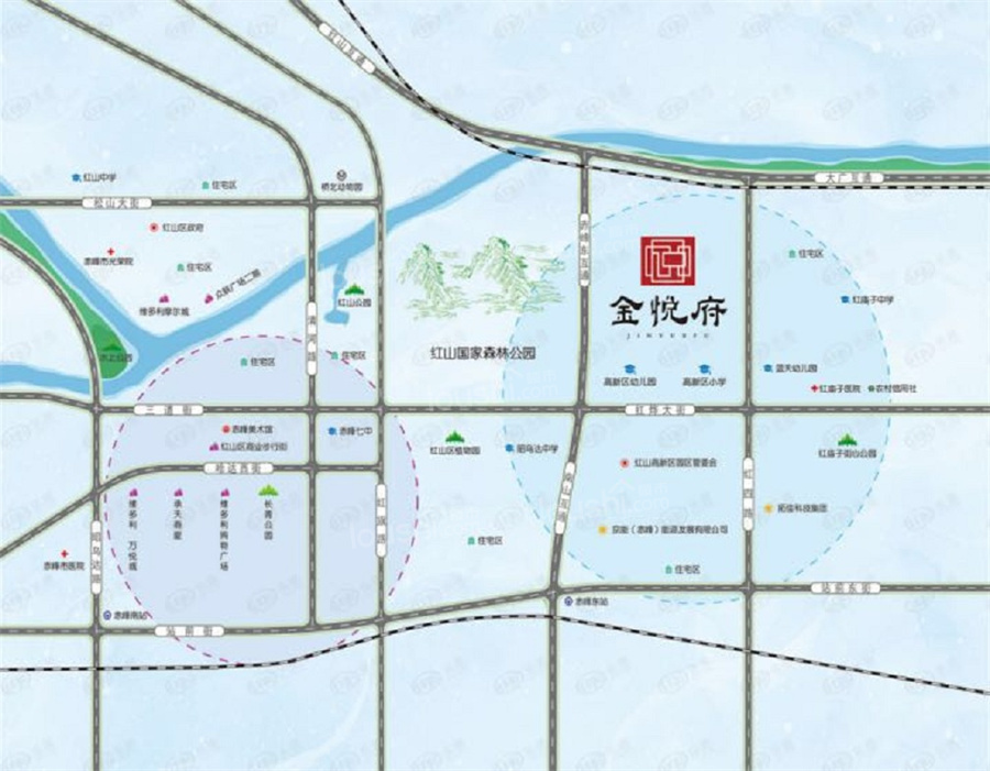 金悦府小区位置图