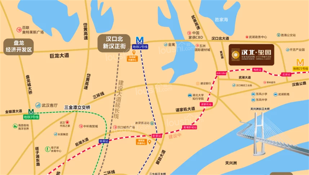 汉北玺园位置图