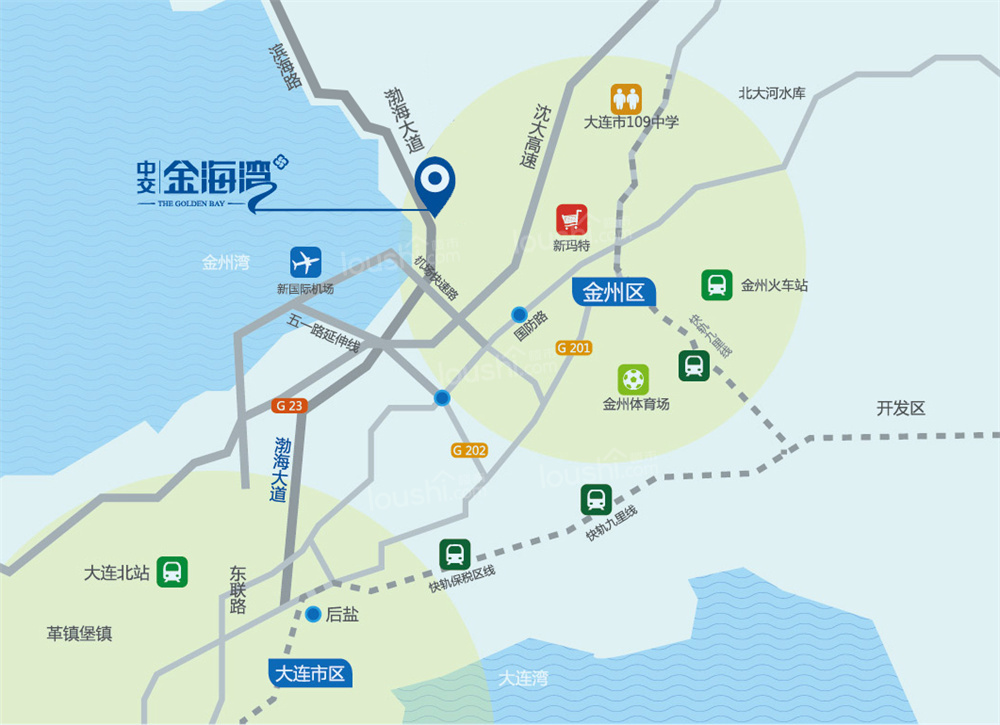 中国城乡·逅海位置图