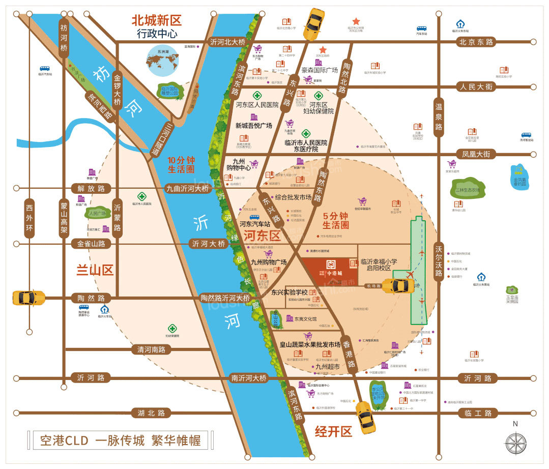 中港城位置图