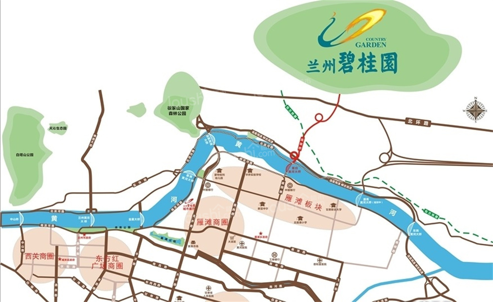 碧桂园文璟城位置图