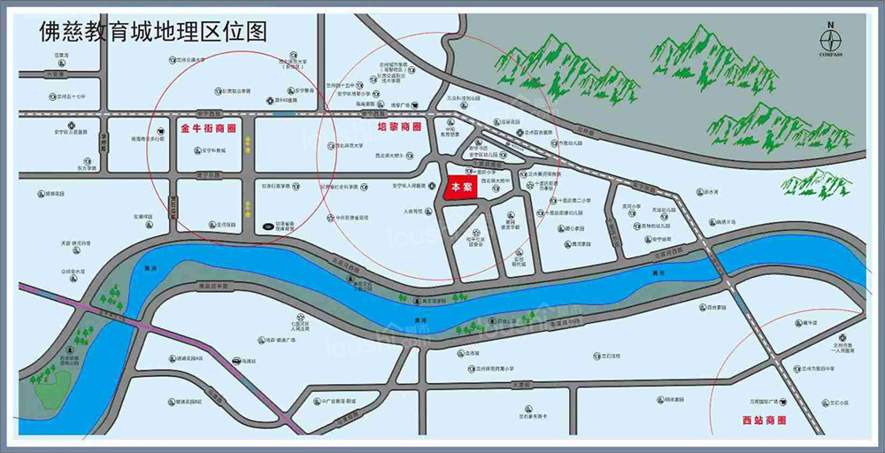 佛慈教育城位置图