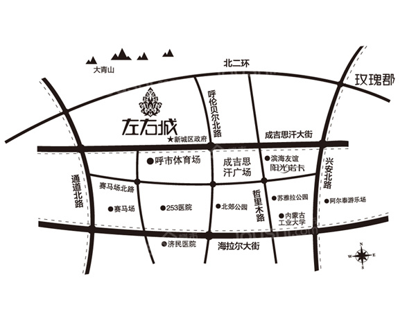 松江左右城二期位置图