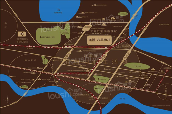 龙湖九里晴川位置图