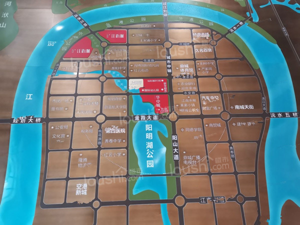 福捷·华中城位置图