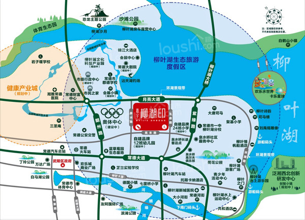 嘉宇·柳湖印位置图