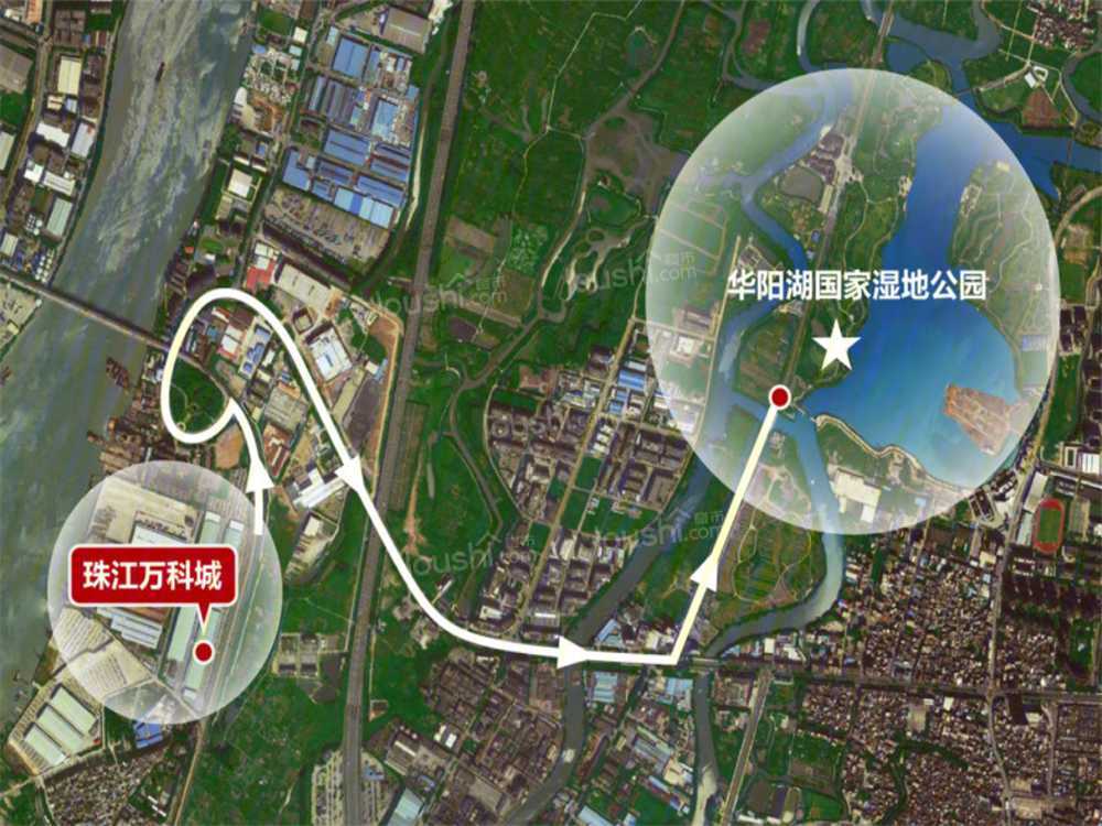 珠江万科城位置图