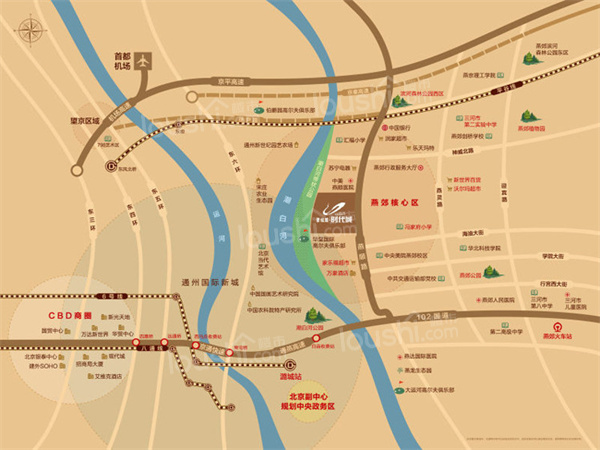 碧桂园 时代城位置图