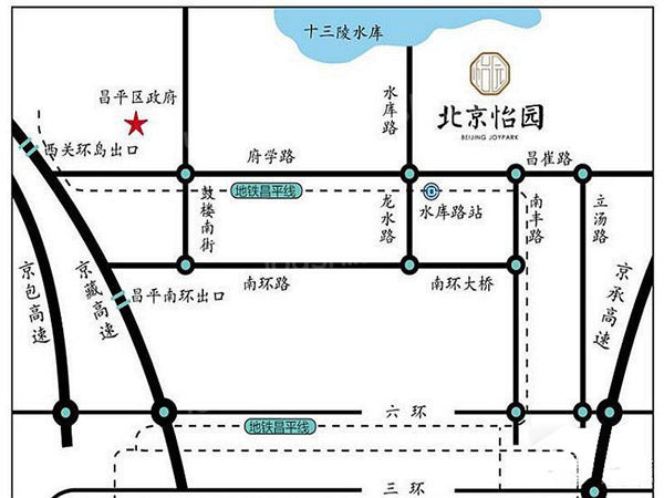 北京怡园位置图
