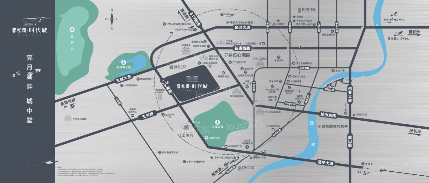 碧桂园·时代城位置图