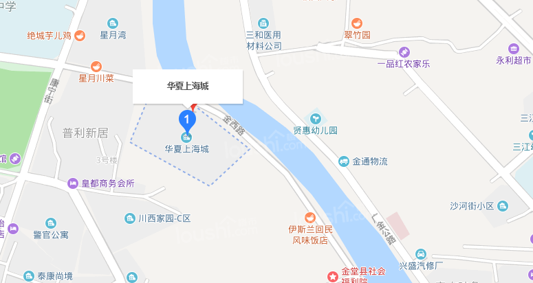 华夏上海城位置图