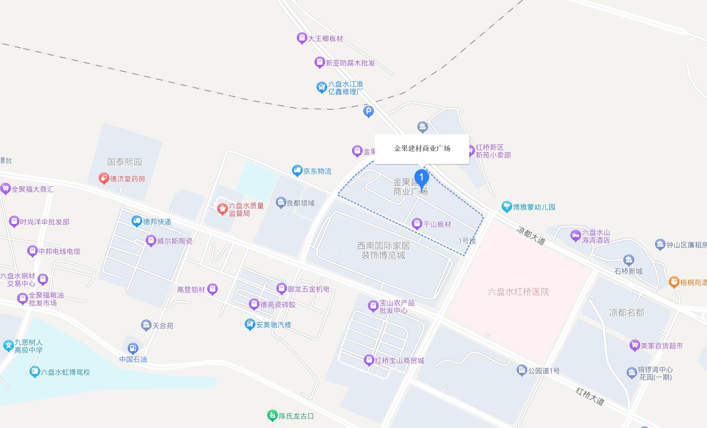 金果建材商业广场地图位置