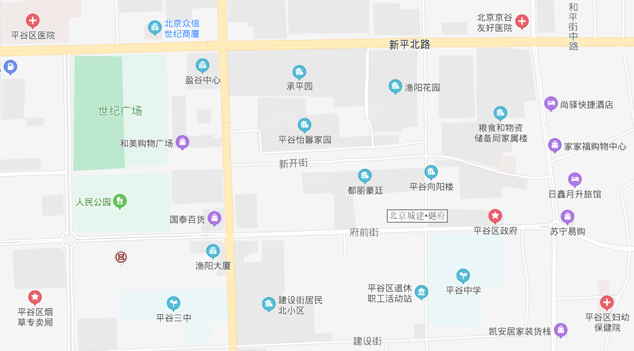 北京城建·樾府位置图