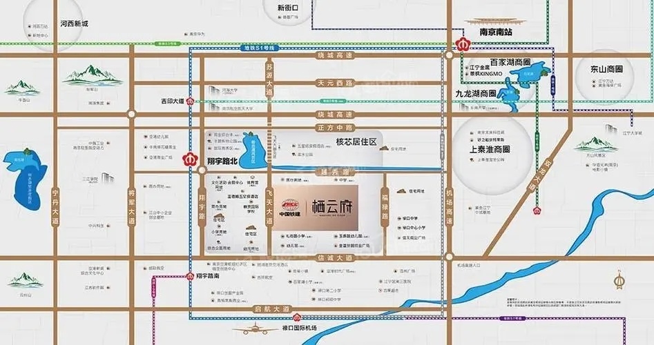 中国铁建·栖云府位置图