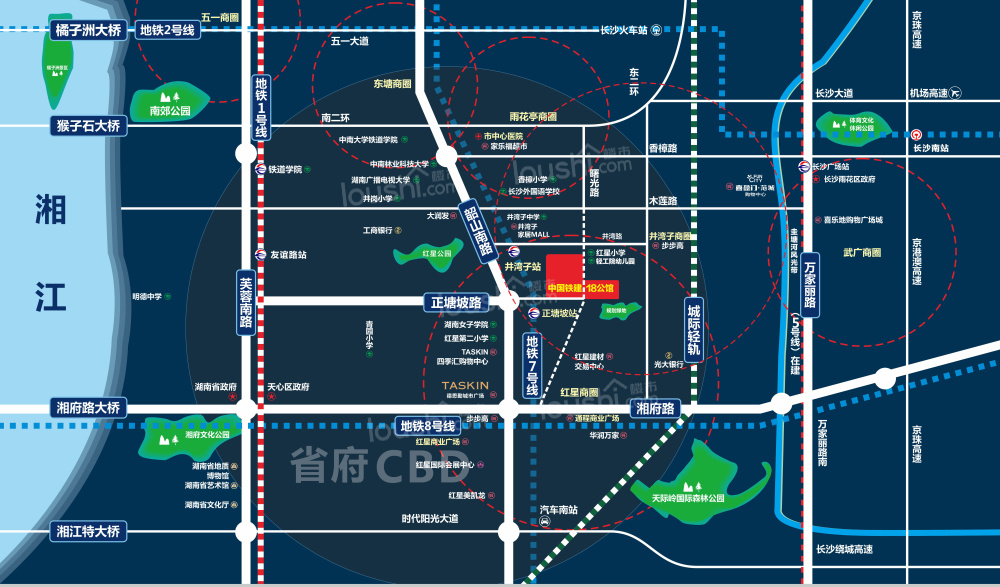 中国铁建·18公馆位置图