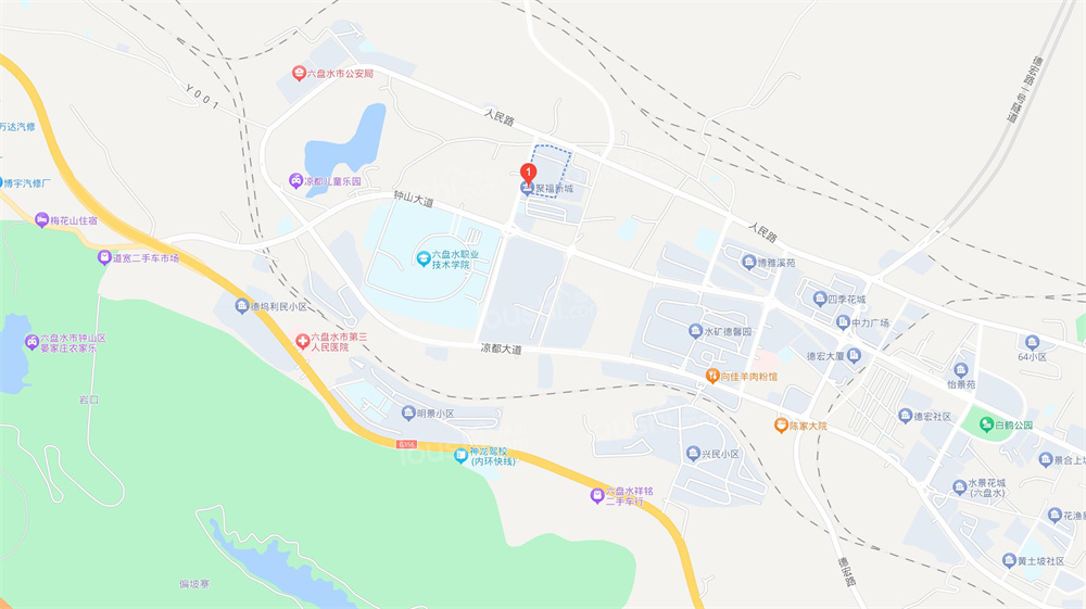 聚福新城地图位置