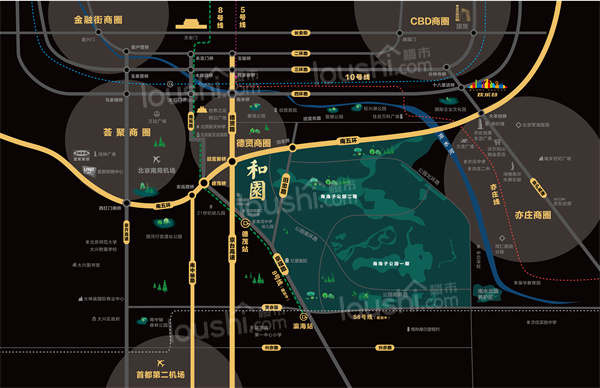 中铁华侨城·和园位置图