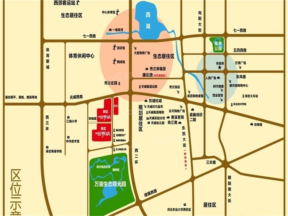 哈罗城·心街坊位置图
