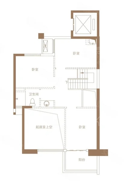4室2厅2卫1厨， 建面175.00平米