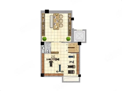 5室3厅6卫1厨， 建面130.00平米