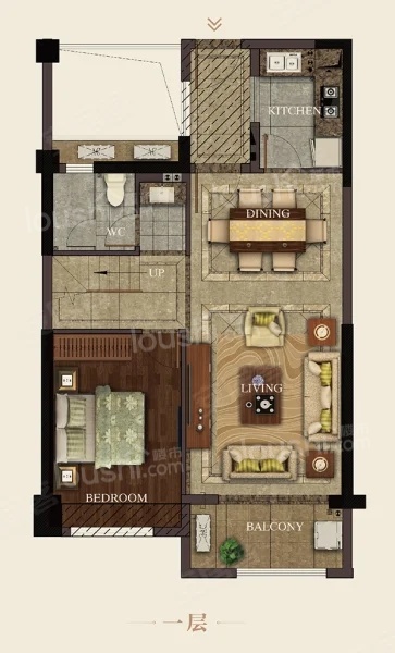 4室2厅2卫1厨， 建面120.00平米