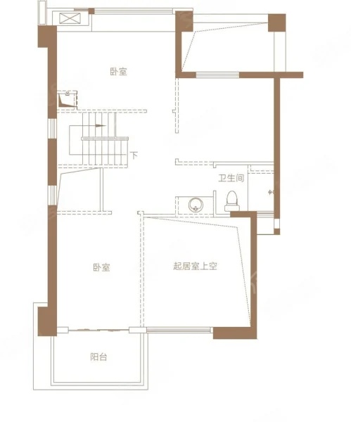 4室2厅2卫1厨， 建面178.00平米