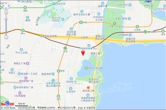 华润深圳湾瑞府电子地图