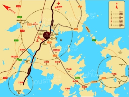 永鸿国际城交通图