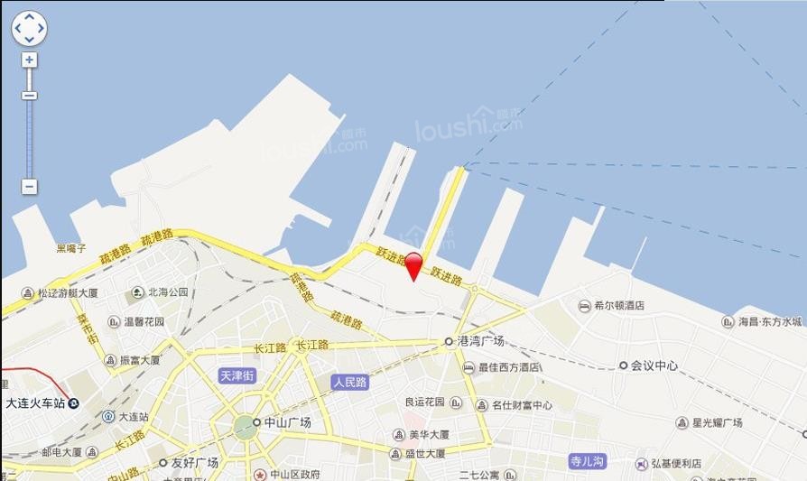 中海海港城三期天誉位置图