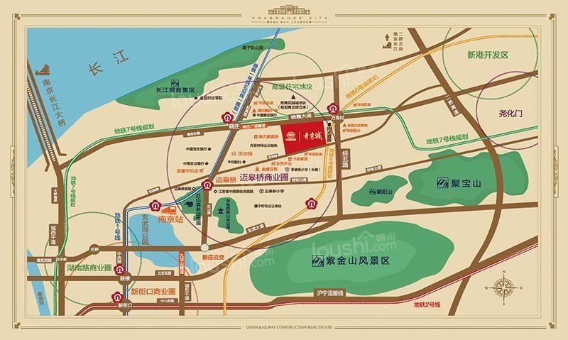 中铁青秀城区位图