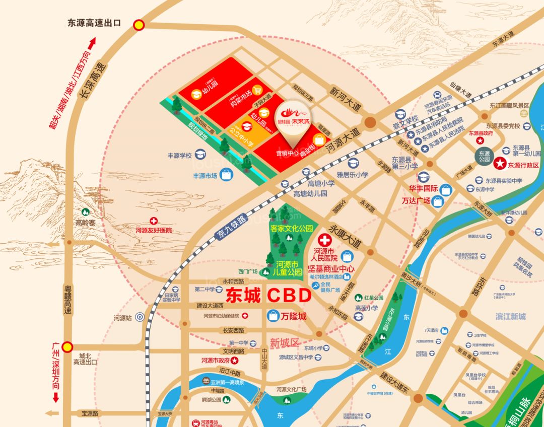 碧桂园·未来城位置图