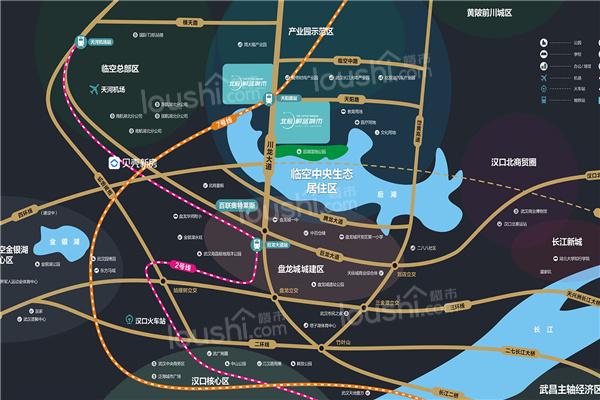 北辰蔚蓝城市位置图