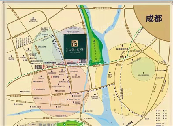 隆鑫公园首府位置图