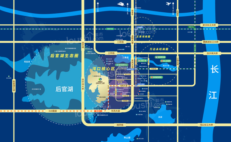 中国城乡樾园别墅位置图