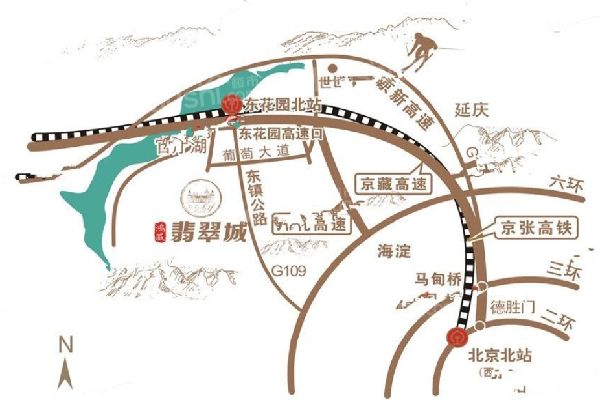 鸿威·翡翠城位置图