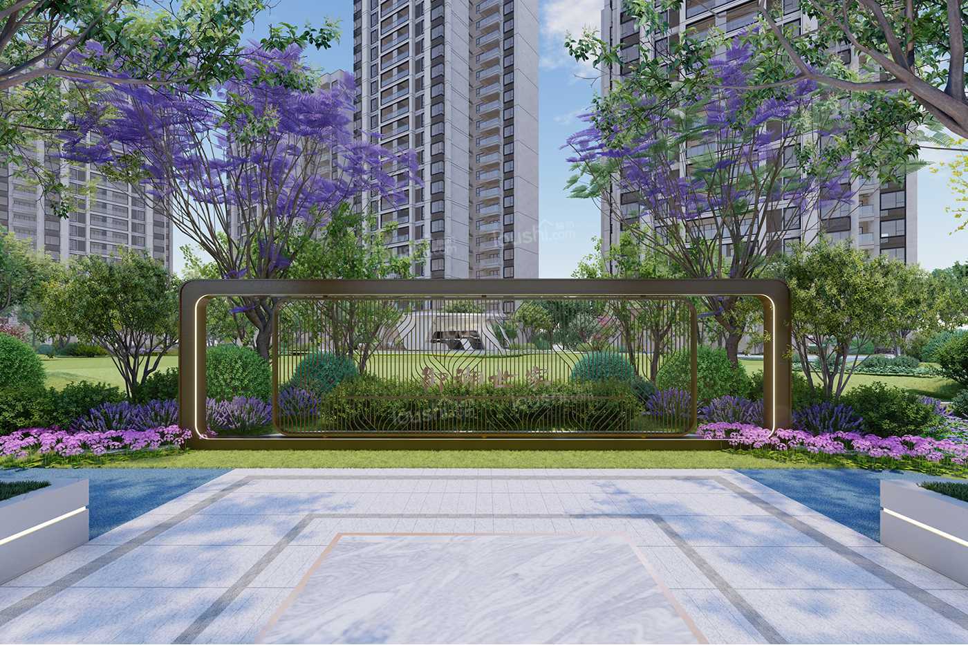 天府仁寿万达广场金街效果图