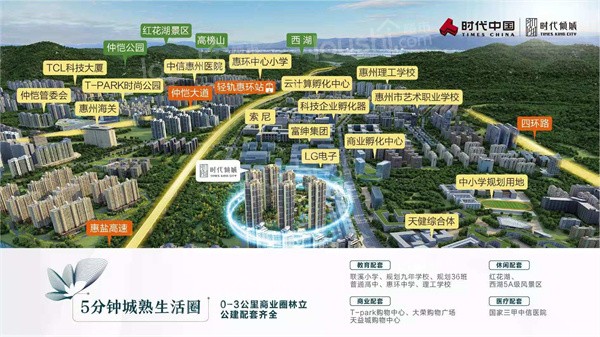 惠州刚需购房，时代倾城、碧桂园城央印象都有什么优缺点？