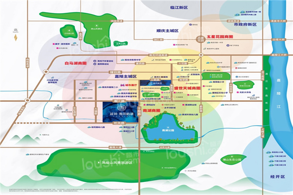 蓝润·春风屿湖位置图