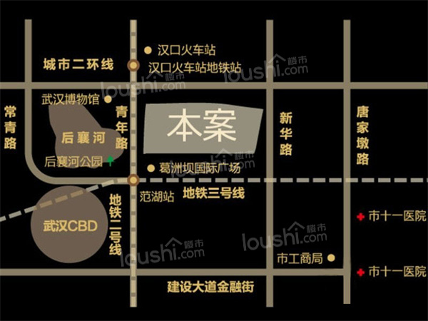 武汉天街位置图