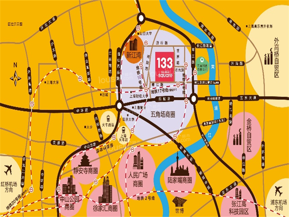 133世界广场位置图