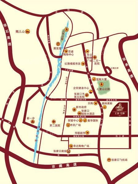 上京·王府位置图